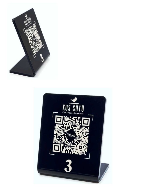 QR Menü Levhası
