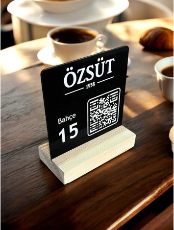 QR Kod Menü Levhası