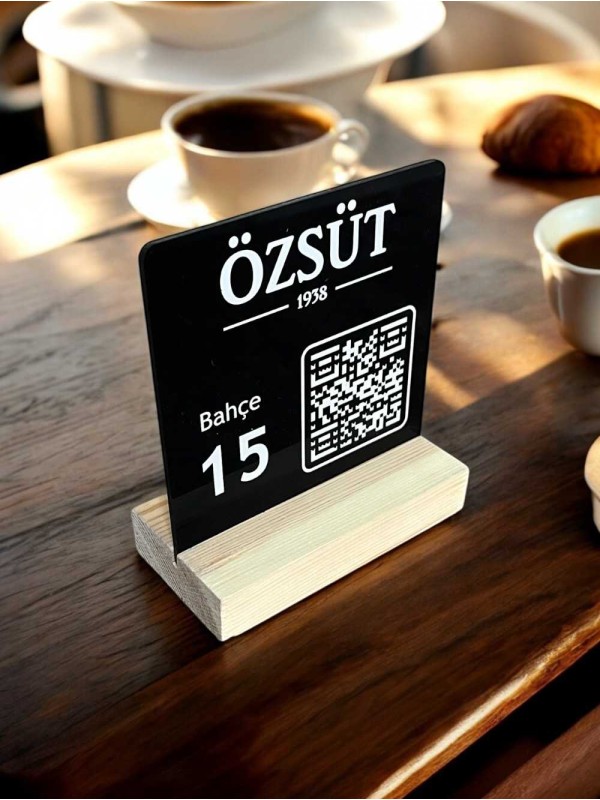 QR Kod Menü Levhası