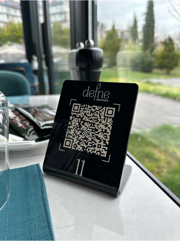QR Menü Levhası
