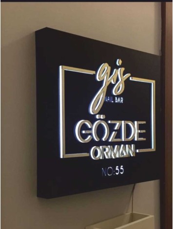 Işıklı Ofis Tabelası