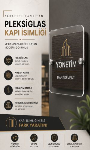 firma kapı isismlikleri